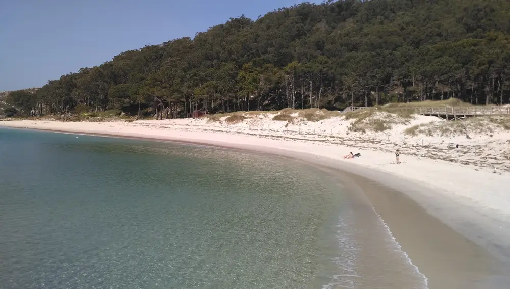 Foto de archivo. Playa de Rodas (islas Cíes)