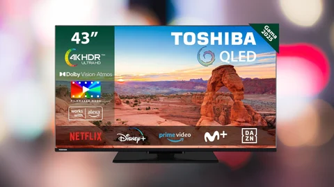 Al contrario que otros televisores de gama baja, el Toshiba 43QV3463DG integra el asistente de voz Alexa