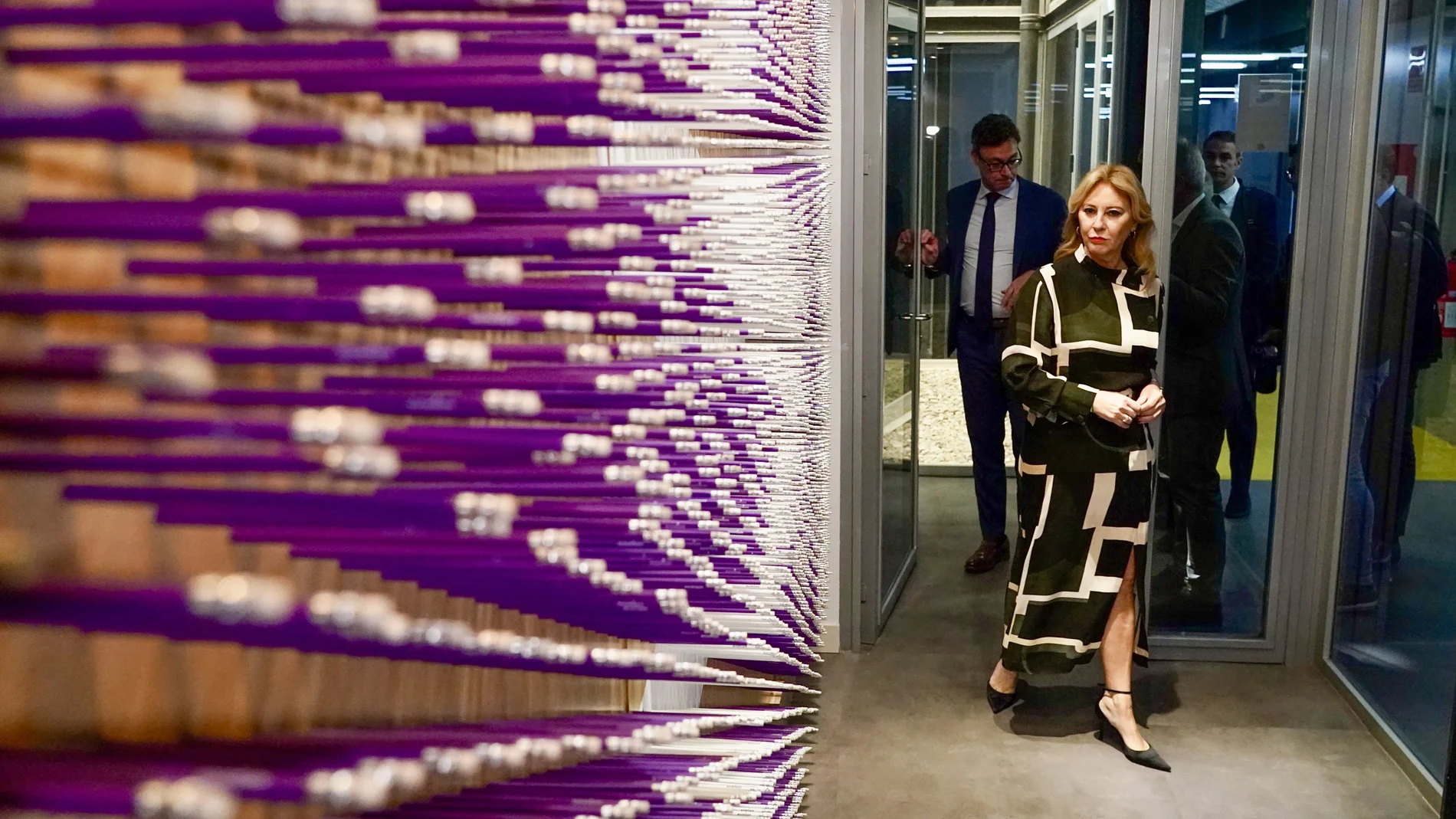 La consejera andaluza de Economía, Carolina España, visitó las instalaciones de la empresa Accenture