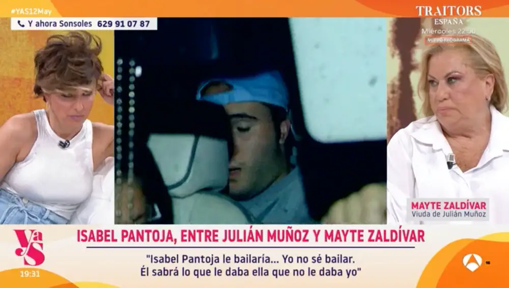 Captura de Mayte Zaldívar en 'Y ahora Sonsoles'
