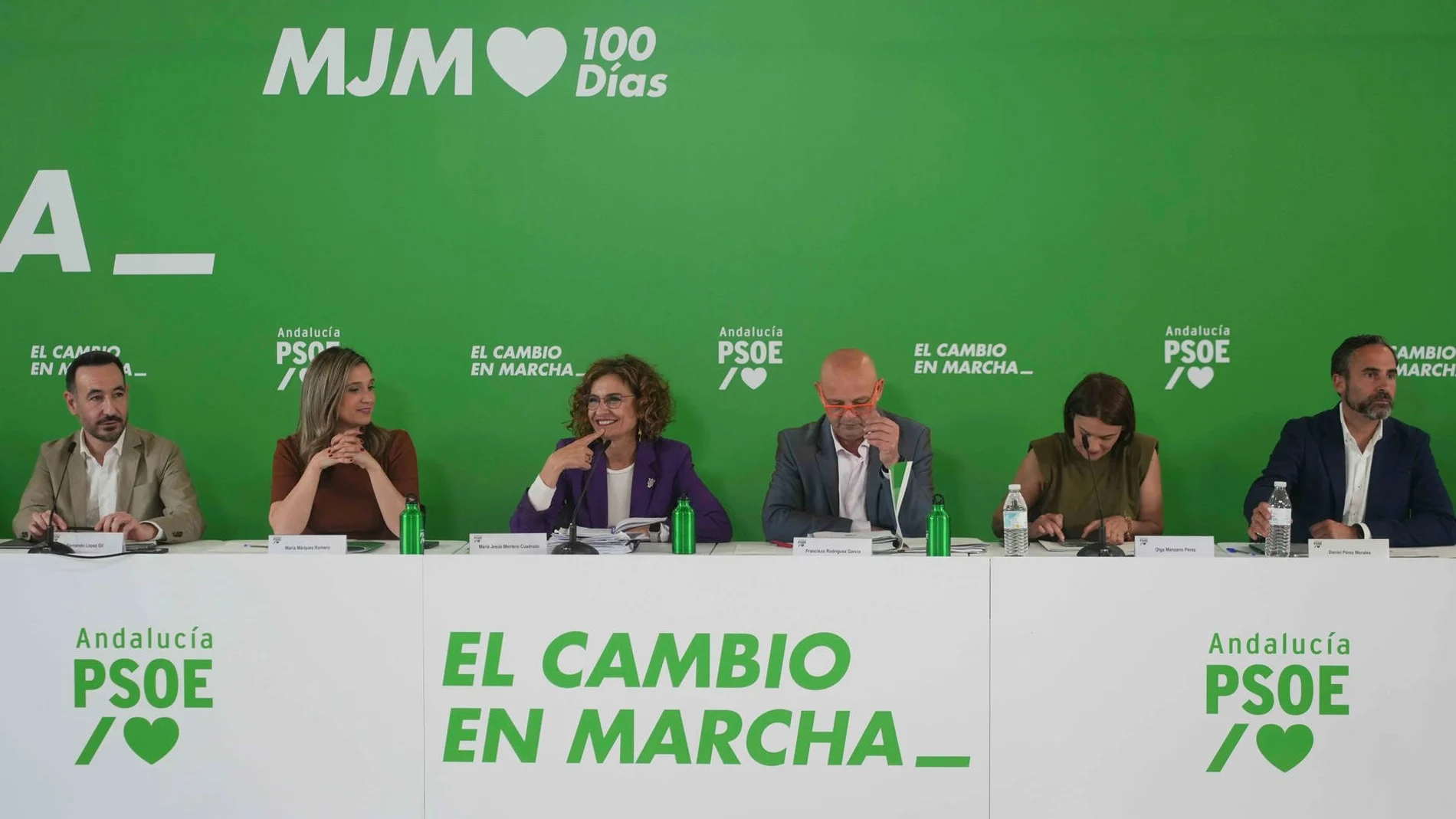 Montero, en la Ejecutiva Regional del PSOE-A en Córdoba
