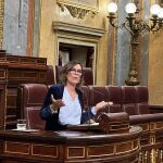 Milagros Marcos durante su intervención