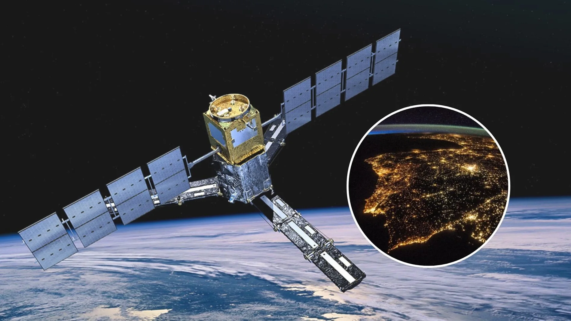 La NASA da la respuesta: así es como se veían desde el espacio España y Portugal durante el "gran apagón"
