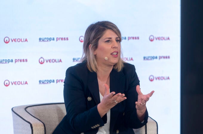 La alcaldesa de Cartagena, Noelia Arroyo, protagoniza un encuentro informativo de Europa Press 