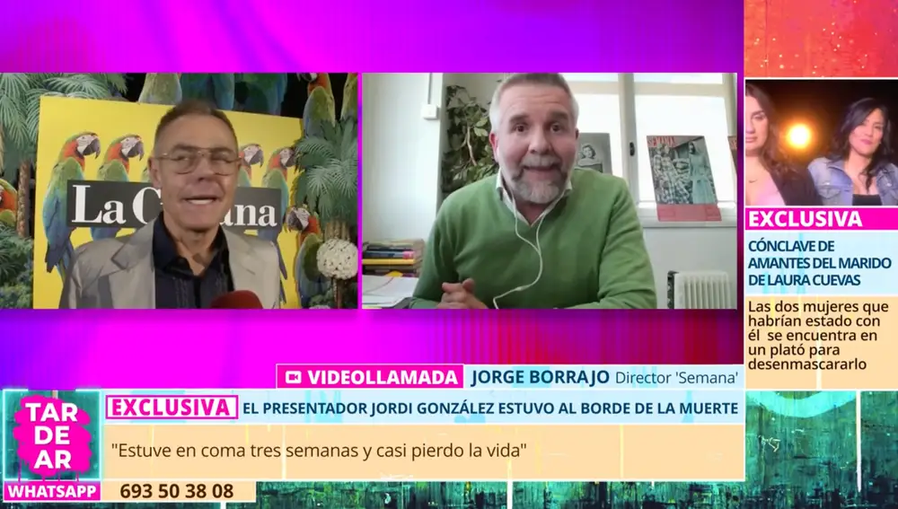 Captura de Jorge Borrajo en 'TardeAR'