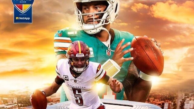 Los Washington Commanders se miden a los Miami Dolphins en el Bernabéu