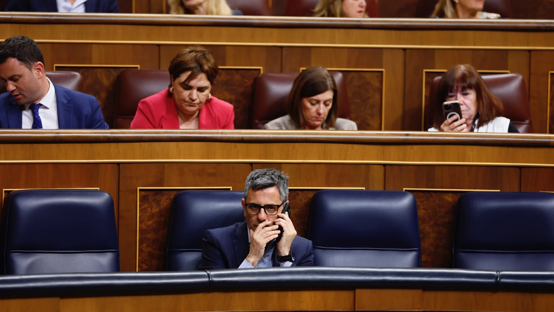 Pleno en el Congreso de los Diputados. Félix Bolaños.