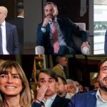 Francisco Martín, Raúl Díaz Solís, Luis Abril; Begoña Gómez, y Miguel Escassi