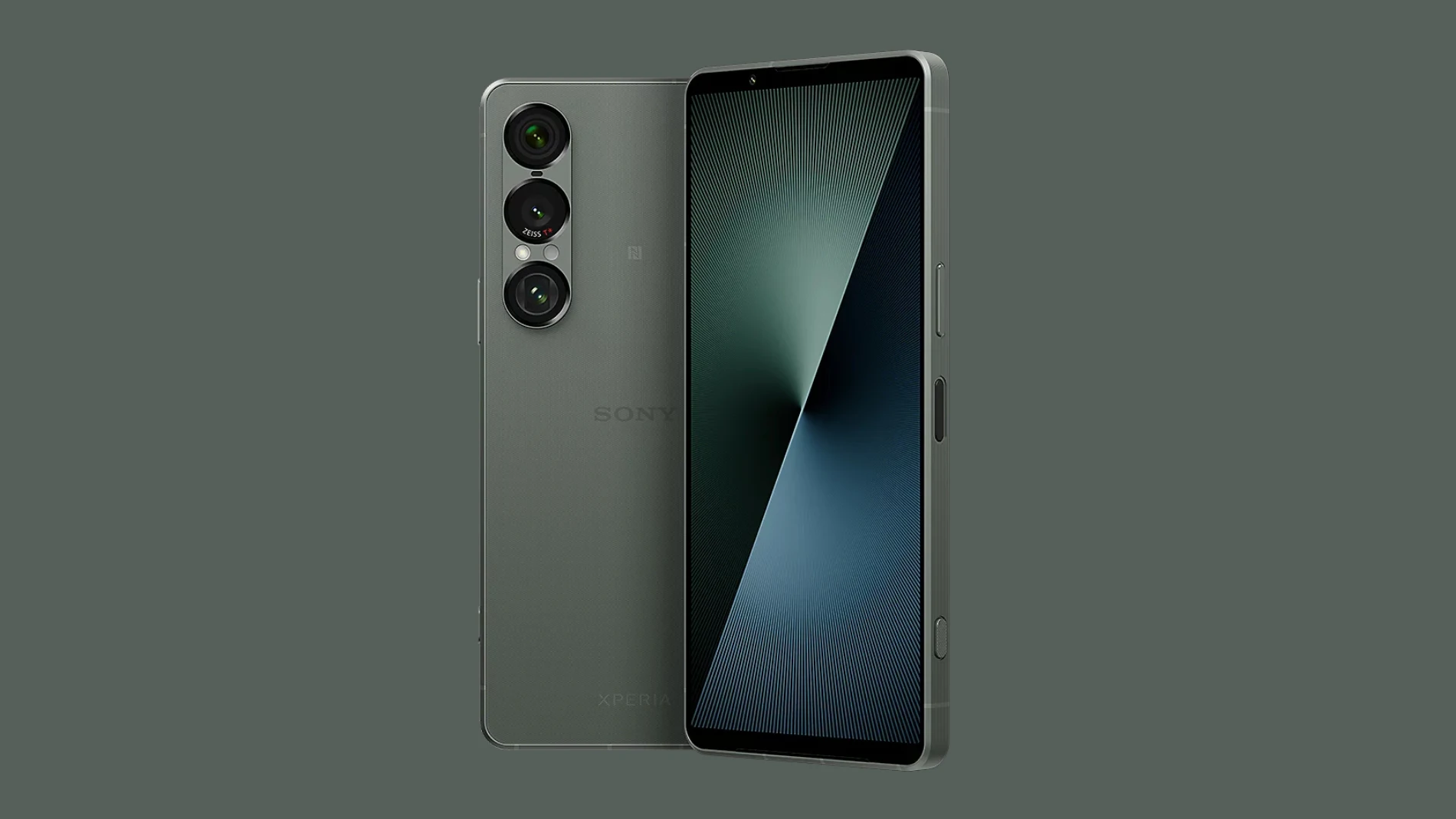 El diseño al completo del Sony Xperia 1 VII en su acabado verde musgo