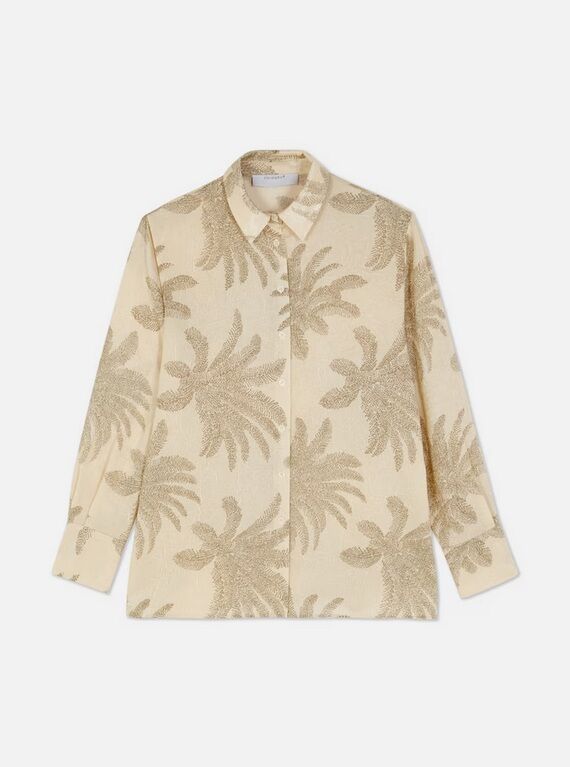 Camisa estampada.