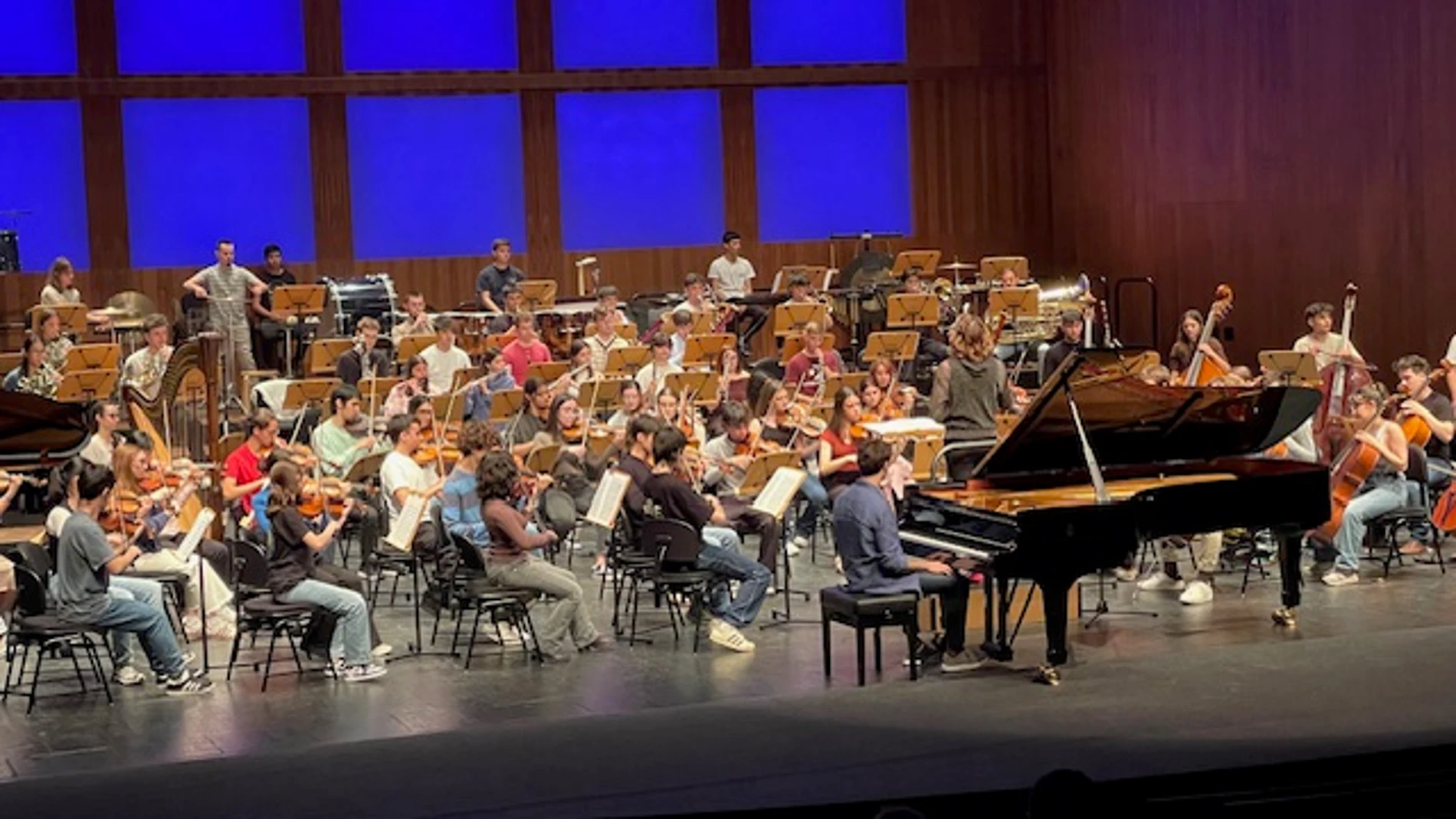 Imagen del ensayo de la JORCAM en El Escorial