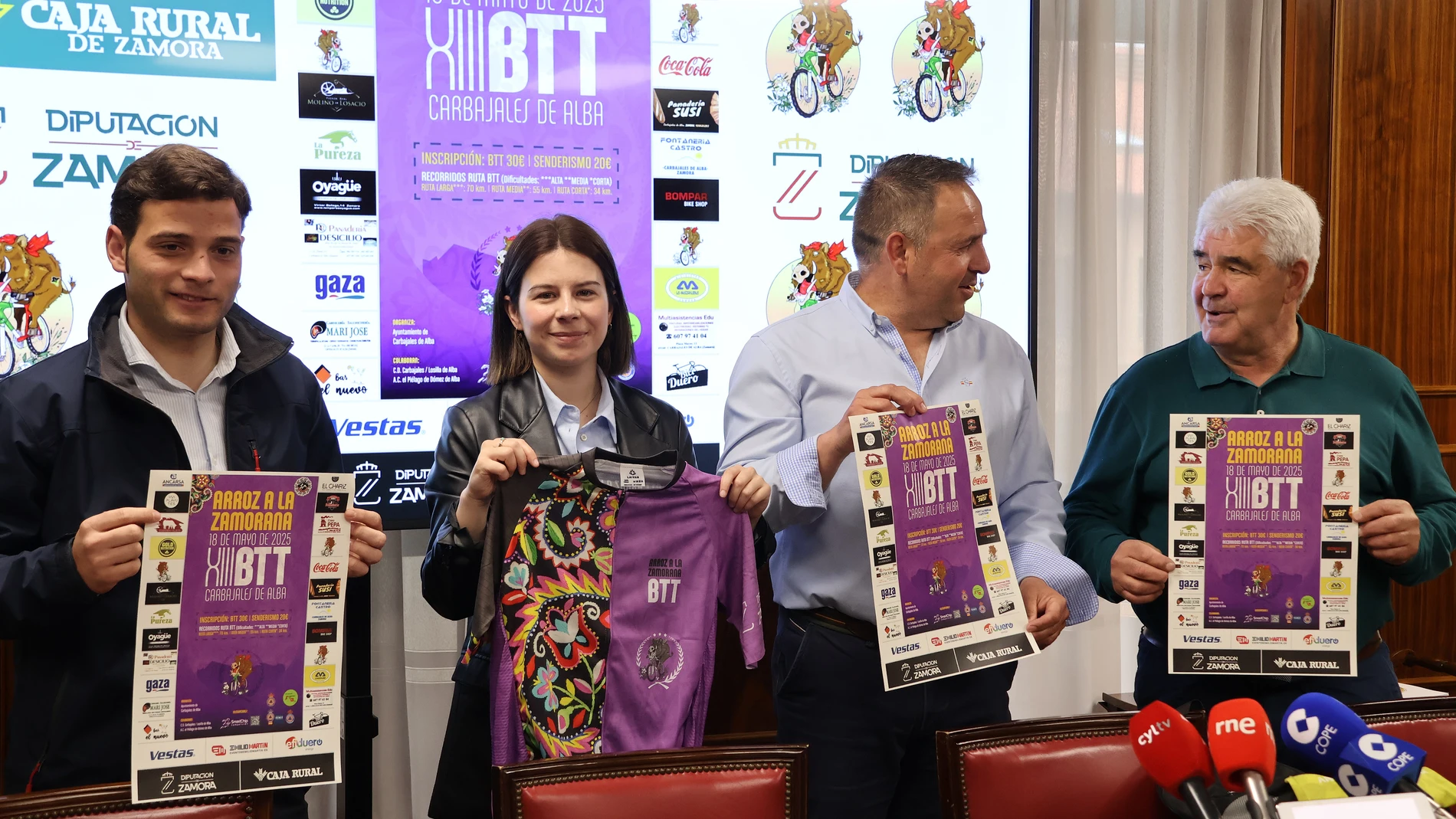 Presentación de la XIII Marcha BTT ‘Arroz a la zamorana’