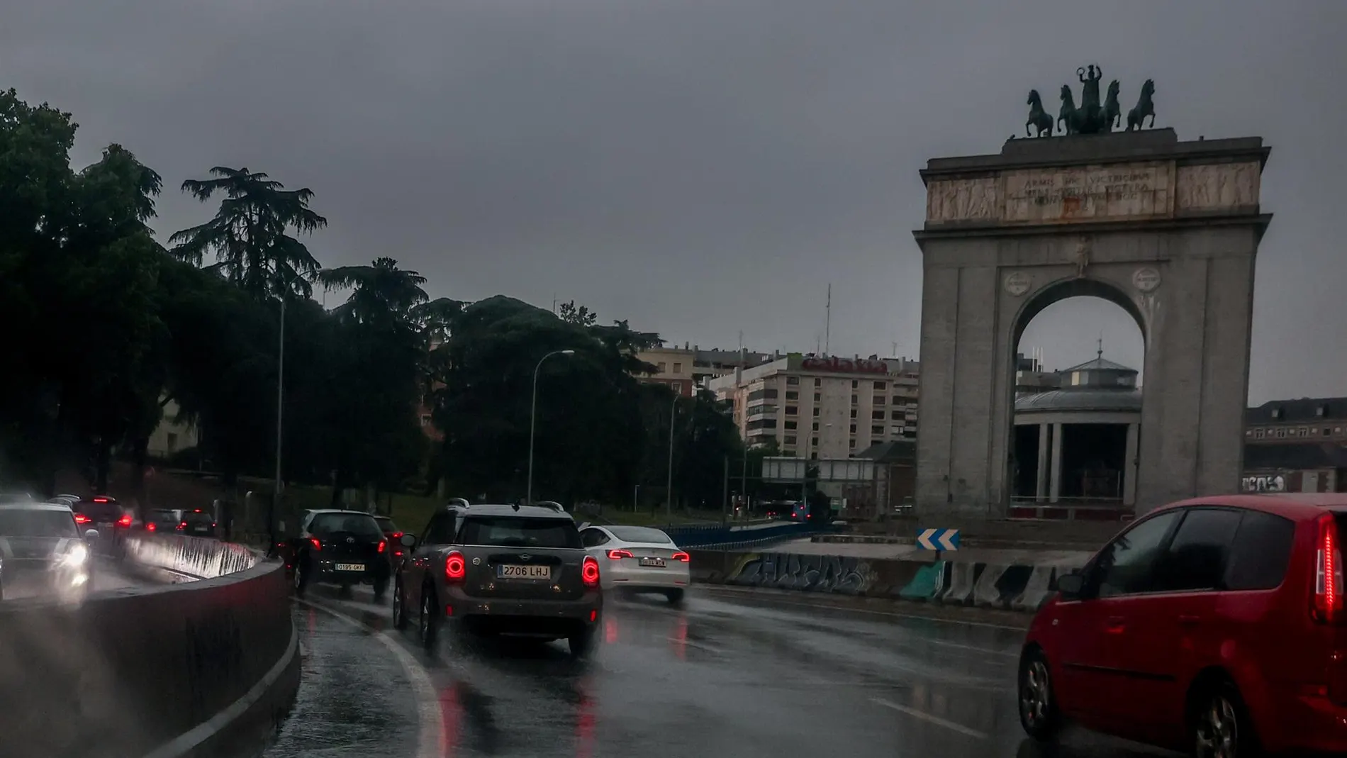Lluvia en Madrid por San Isidro