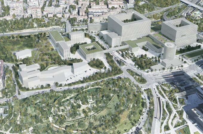 Panorámica de lo que será la futura Ciudad de la Salud