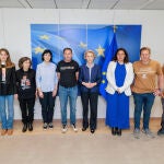 Von der Leyen recibe a las víctimas de la dana: "Esta tragedia debe guiar nuestros preparativos para el futuro"
