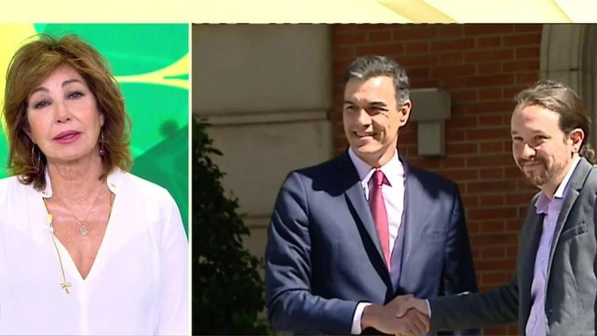 Ana Rosa arrincona a Pedro Sánchez tras la filtración de los mensajes: