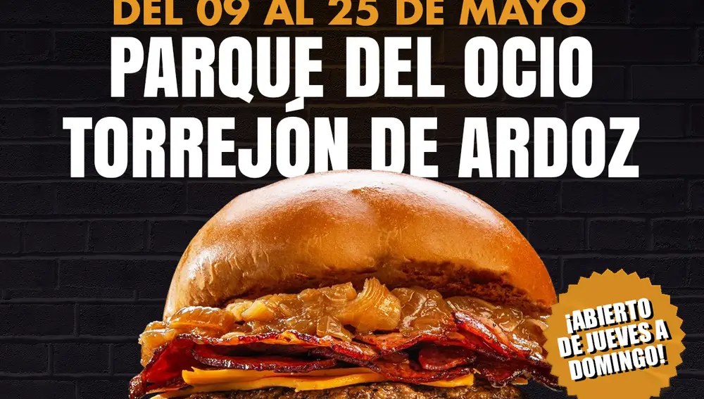 Cartel promocional All Star Burgers