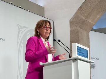 La consellera de Territorio, Vivienda y Transición Ecológica y portavoz de la Generalitat, Sílvia Paneque, en una rueda de prensa tras el Consell Executiu de este martes