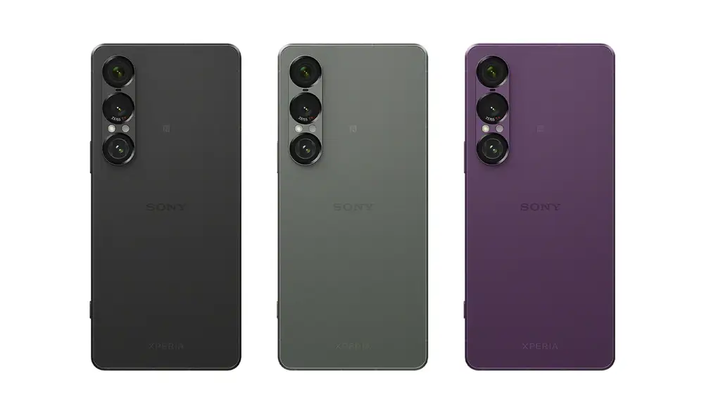 El nuevo Sony Xperia 1 VII en sus tres tonalidades disponibles