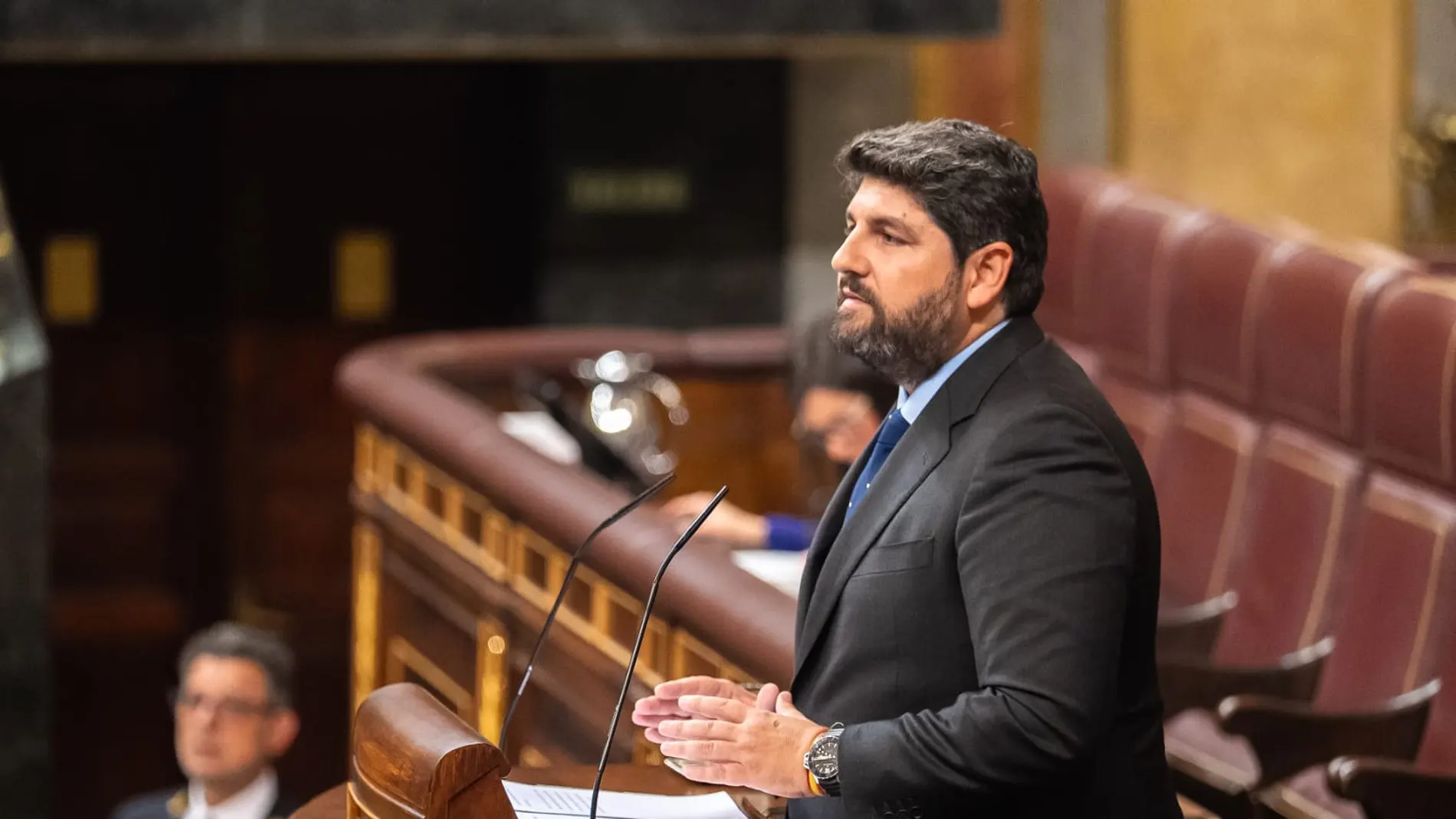 López Miras apela a los “grandes consensos” para impedir el "hachazo" al trasvase