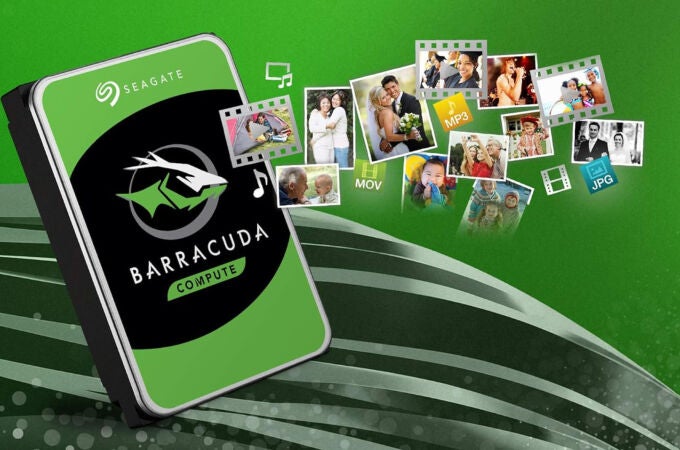 El disco duro Seagate BarraCuda es perfecto para almacenar fotos y vídeos