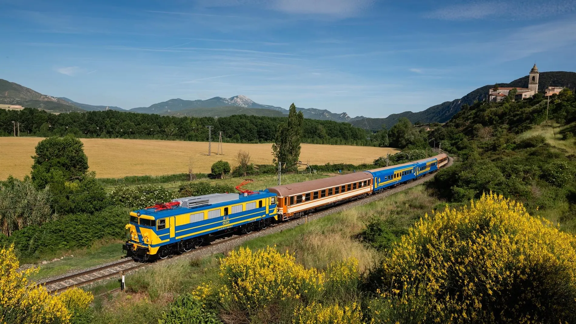 El Tren del Cid conectará Madrid y Burgos en una ruta cultural con salida el 24 de mayo y a bordo de un convoy histórico