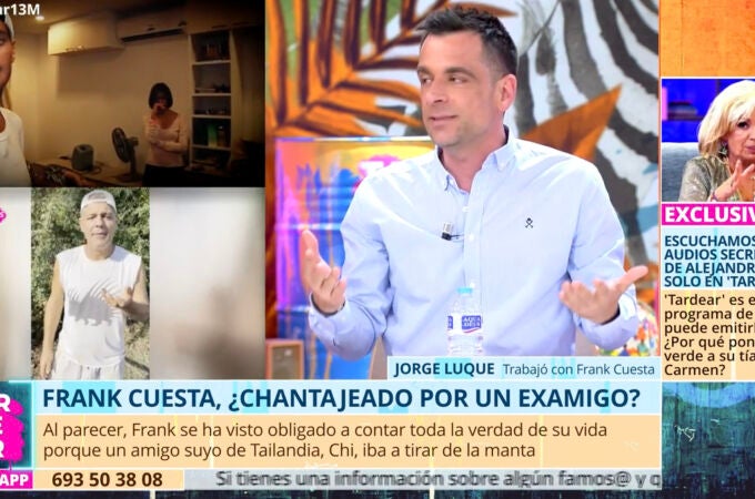 Jorge Luque, excompañero de Frank Cuesta, contundente ante su última polémica: "Muy fantasioso"