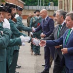 Acto en la comandancia de la Guardia Civil en León