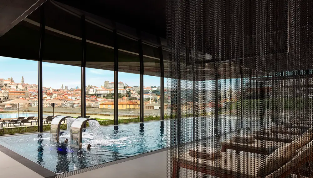 Tivoli Kopke Porto Gaia Hotel Spa Indoor Swimming Pool With Jets