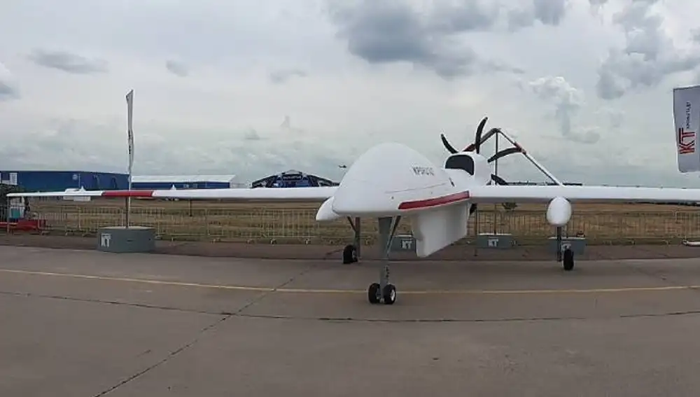 Don de la familia Orion (Orion-2 Helios) en una exhibición en 2021 en el aeropuerto de Moscú.