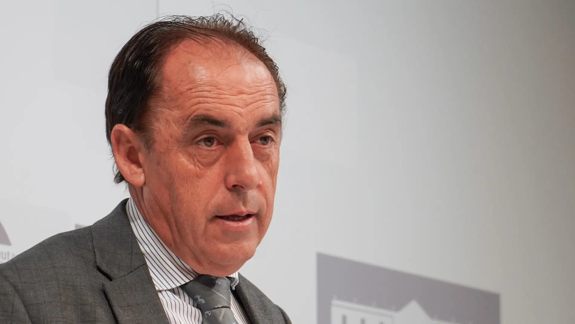 Benito Serrano, presidente de la Diputación de Soria, tras la Junta de Gobierno Local
