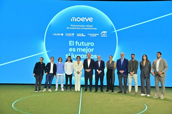 Moeve patrocinará por primera vez en su historia todas las competiciones de LALIGA y Liga F para destacar la suma de todos como valor de un futuro mejor