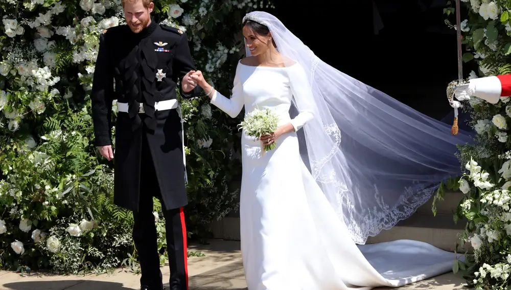 Vestido de novia de Meghan Markle.