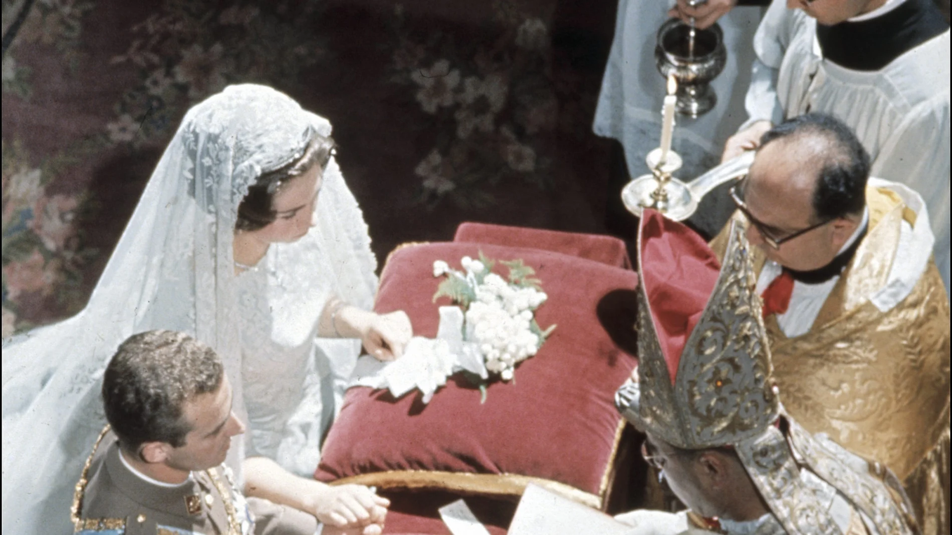 La boda de los actuales Reyes Juan Carlos I y Sofía en Grecia