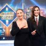 Vicky Martín Berrocal y su madre Victoria en 'El Hormiguero'.