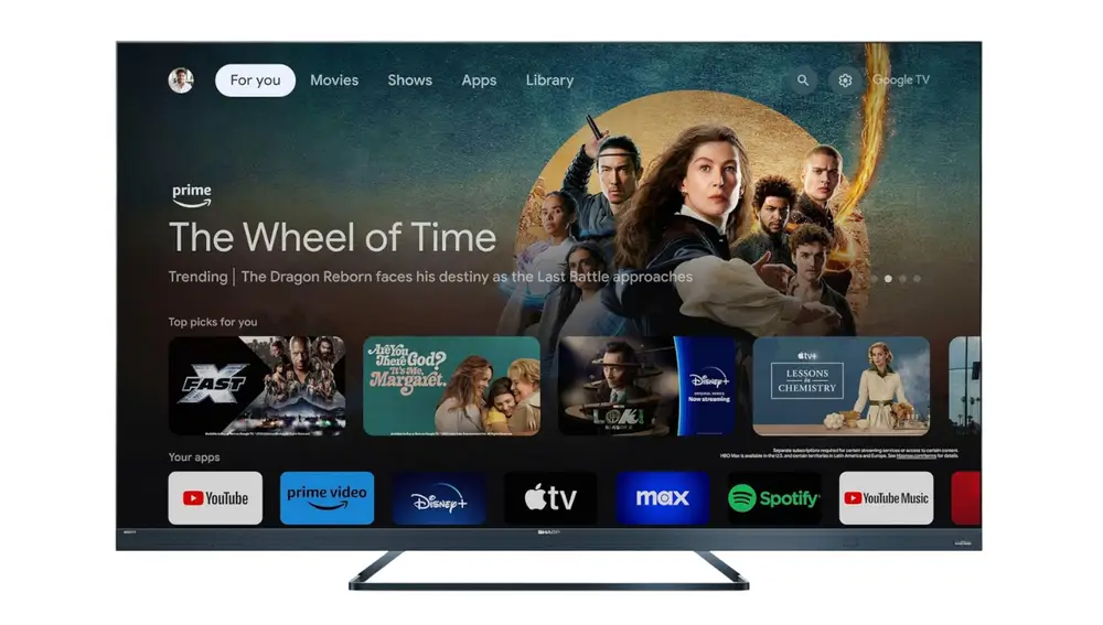 Este televisor lleva Google TV