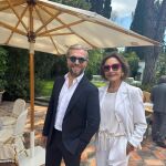 Naty Abascal con look blanco en Roma.