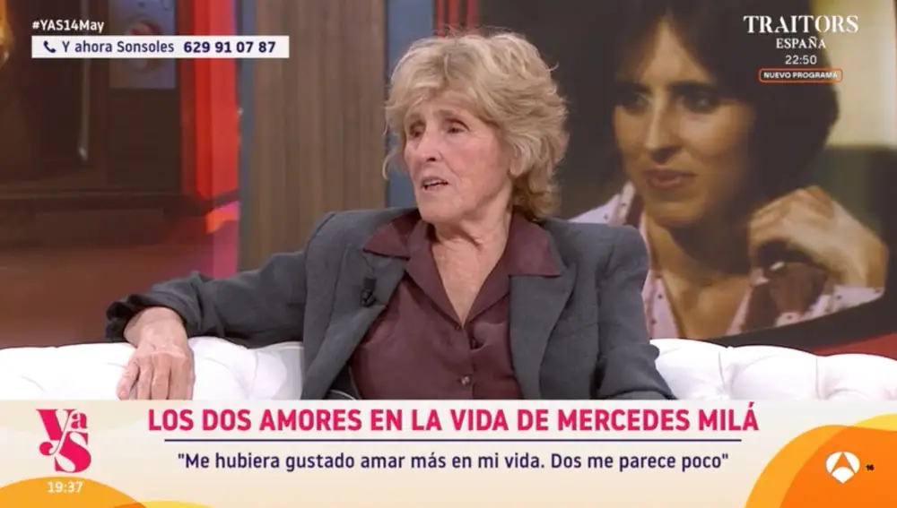 Mercedes Milá se sincera sobre el principal motivo por el que no tuvo hijos: "No quisimos"