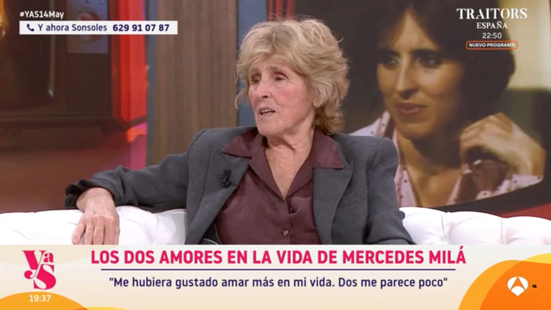 Captura de Mercedes Milá en 'Y ahora Sonsoles'