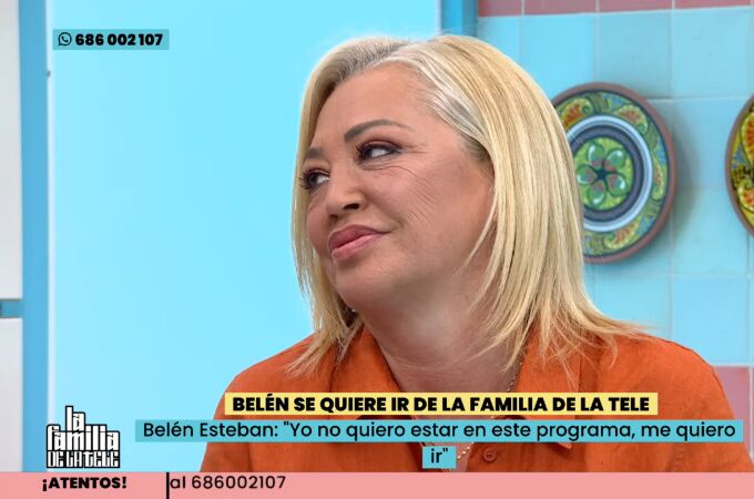 Belén Esteban anuncia que quiere dejar "La familia de la tele"