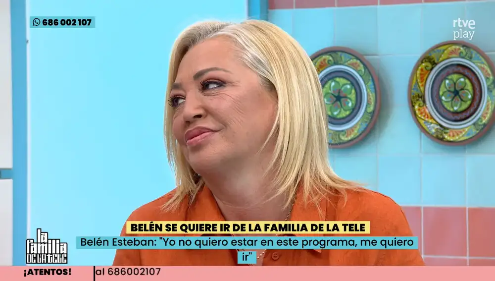 Belén Esteban anuncia que quiere dejar "La familia de la tele"