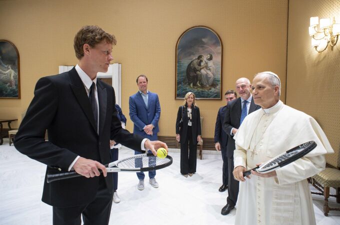 Tenis.- El papa León XIV recibe en audiencia privada a Jannik Sinner: "¿Quieres jugar un poco?"