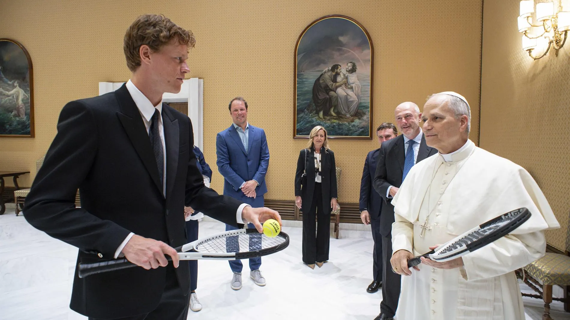 Tenis.- El papa León XIV recibe en audiencia privada a Jannik Sinner: "¿Quieres jugar un poco?"
