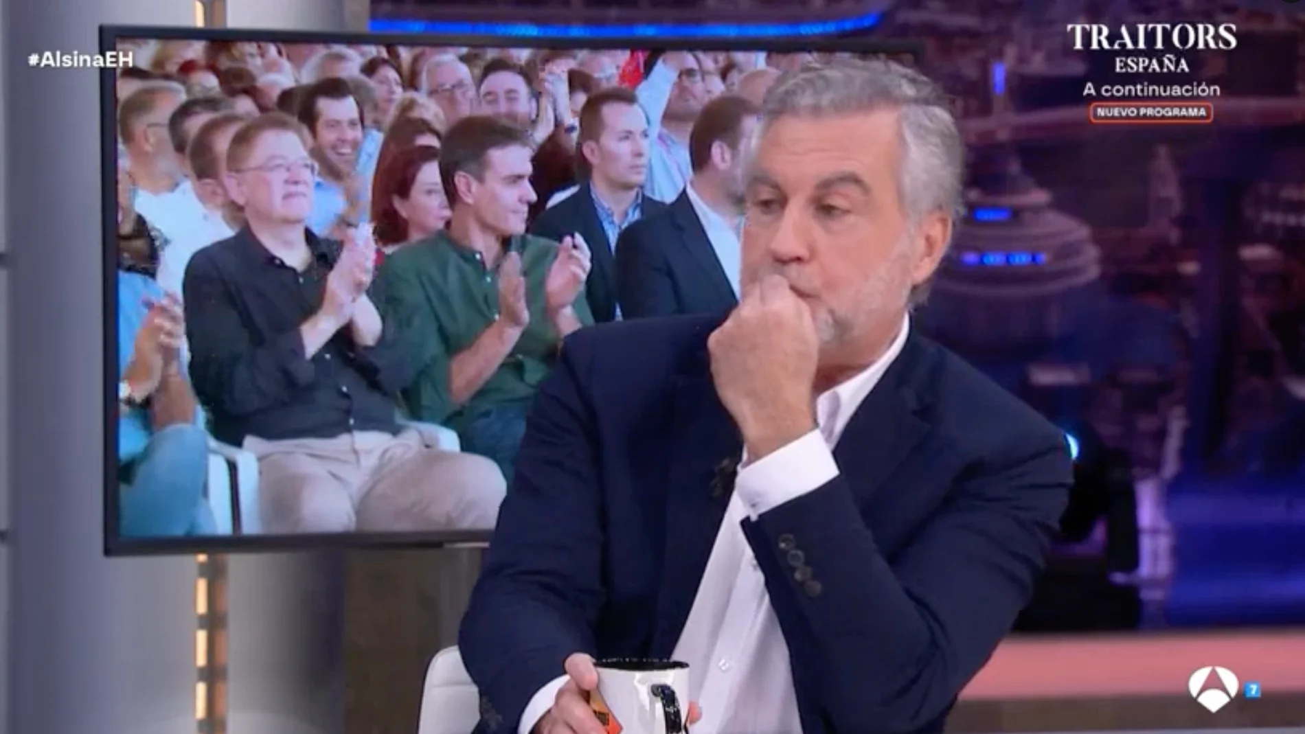 Captura de Carlos Alsina en 'El Hormiguero'