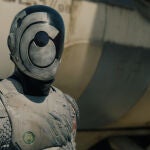 Un primer plano del protagonista de la nueva serie de Apple TV+, "Matabot"
