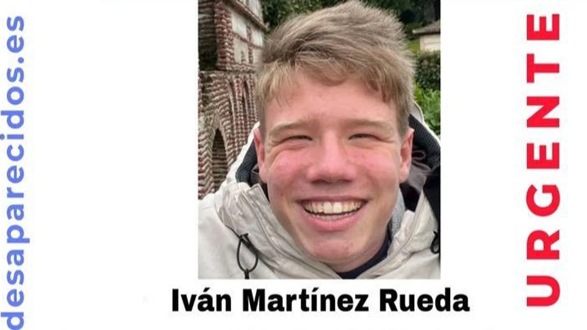 Imagen reciente del joven
