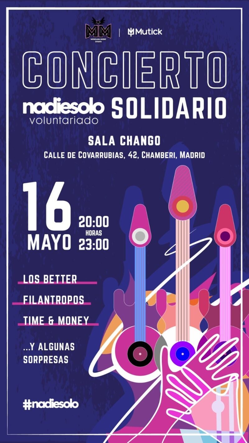 Cartel del concierto