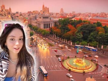 Imagen de una influencer en Madrid