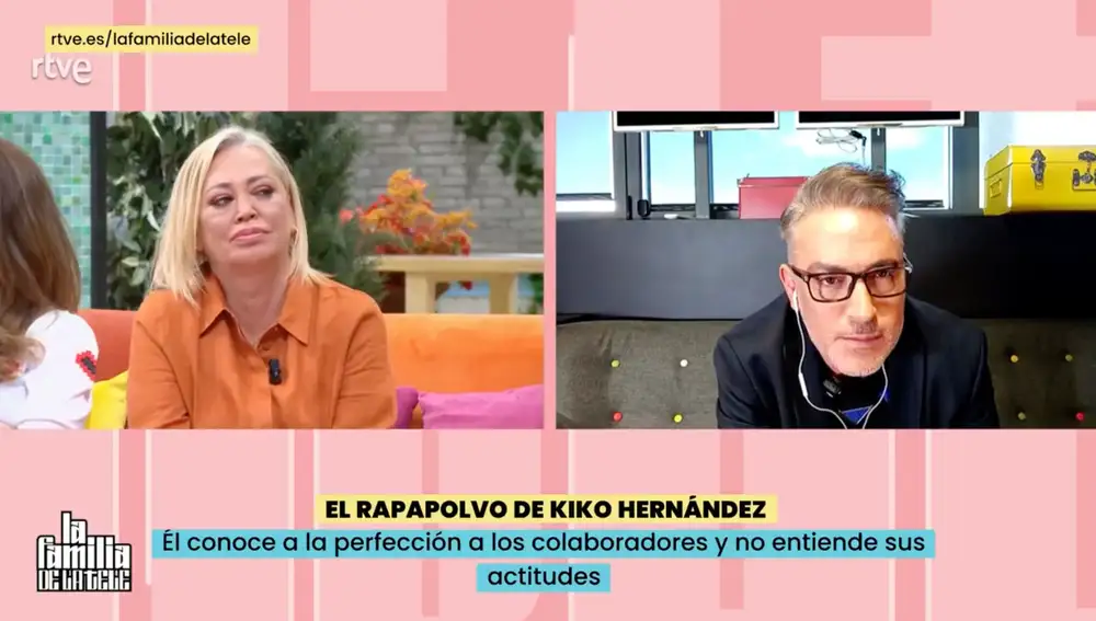 Kiko Hernández interviene por sorpresa en 'La familia de la tele' y manda un claro mensaje