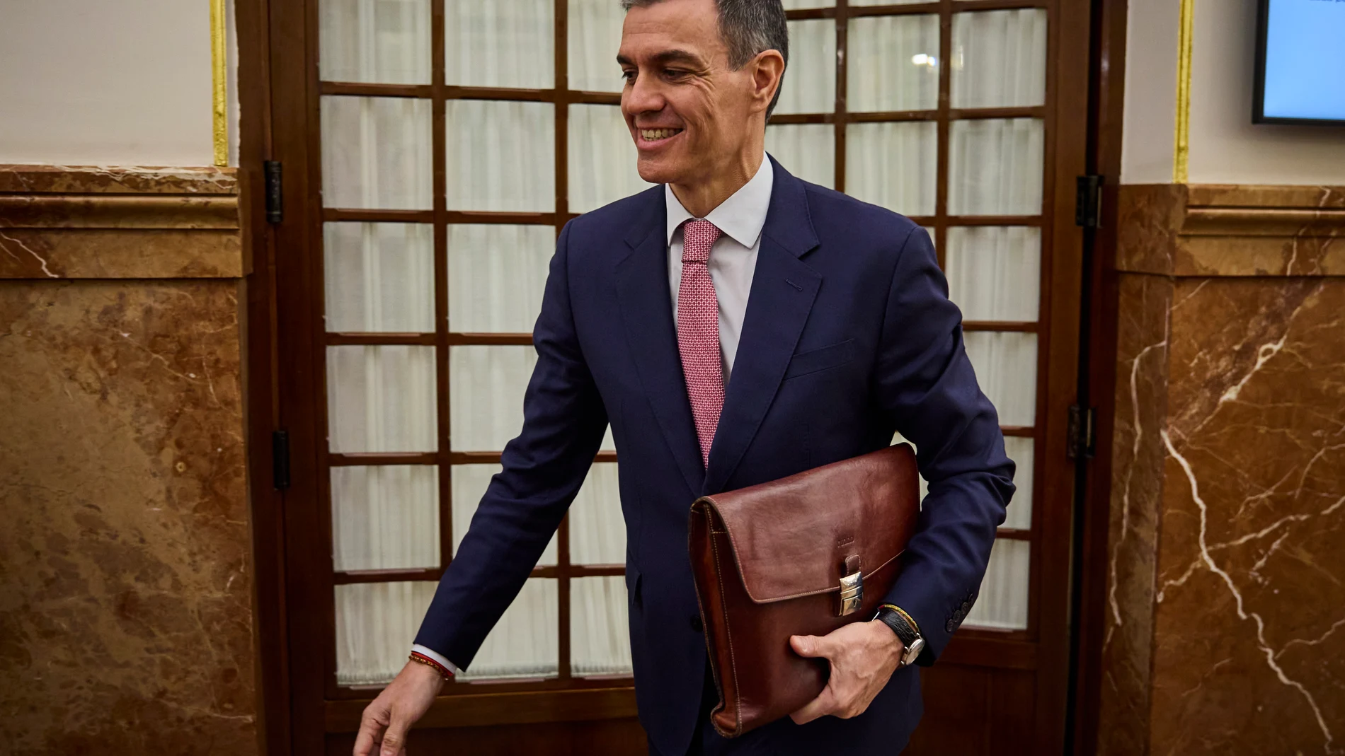 Sesión de control parlamentario al Gobierno en el Congreso de los Diputados. Comparece el presidente del gobierno, Pedro Sanchez, el líder de la oposición, Alberto Nuñez Feijoo, la Vicepresidenta primera María Jesús Montero, Vicepresidenta segunda y ministra de Trabajo y Economía Social, Yolanda Díaz, Vicepresidenta tercera y ministra para la Transición Ecológica y el Reto Demográfico, Sara Aagesen, Ministro de la Presidencia, Félix Bolaños, Ministro del Interior, Fernando Grande-Marlaska. ©...